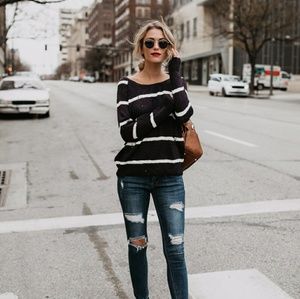 Ashby striped cotton sweater